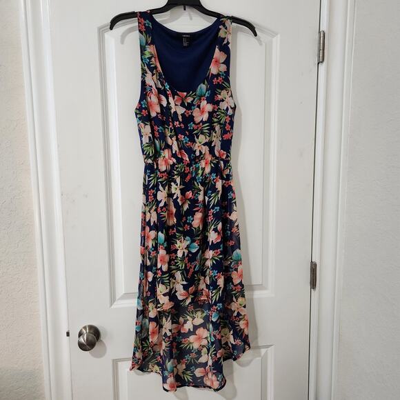 Forever 21 Women's Floral Hi-lo Dress Size small - Picture 1 of 4